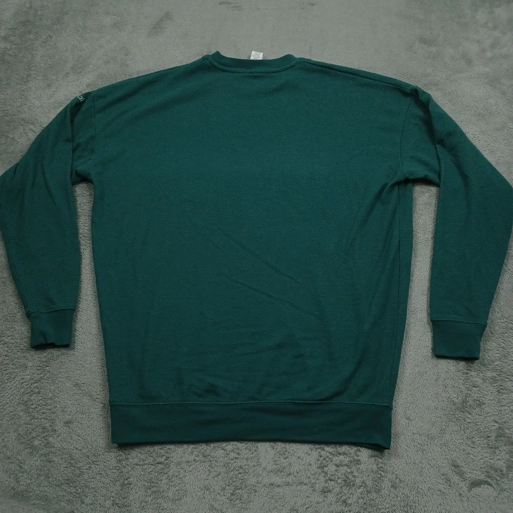 Alo Sweater Womens XS Green Soho Pullover Logo Long Sleeve Casual